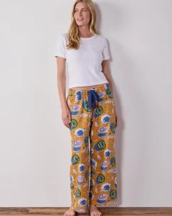 Astrid PJ Pant in Champagne & Caviar