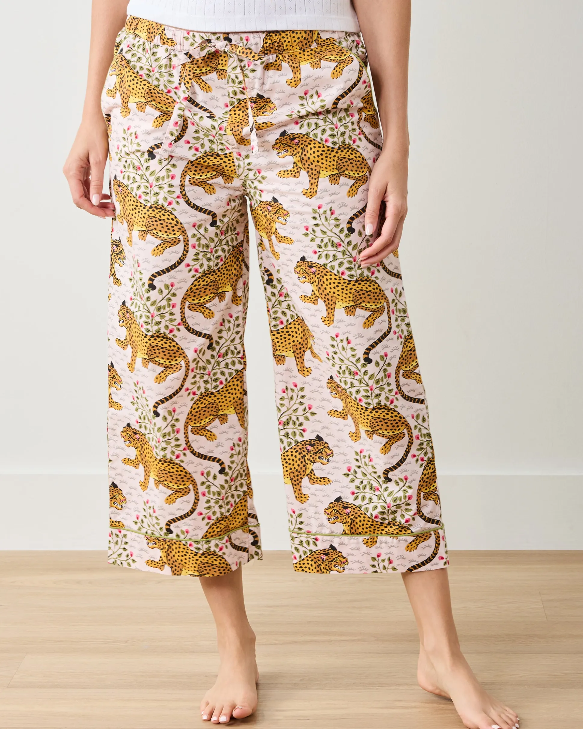 Cropped PJ Pants in Bagheera