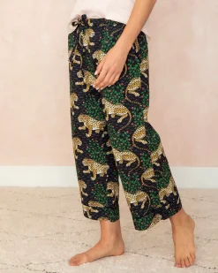 Cropped PJ Pants in Bagheera
