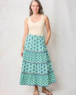 Dunmore Blouse & Meadow Skirt Bundle in Aviary Flowers