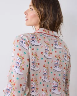 Eco Satin Asbury Set in Rhinestone Cowgirl