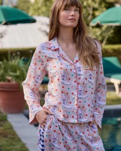 Eco Satin Asbury Set in Rhinestone Cowgirl