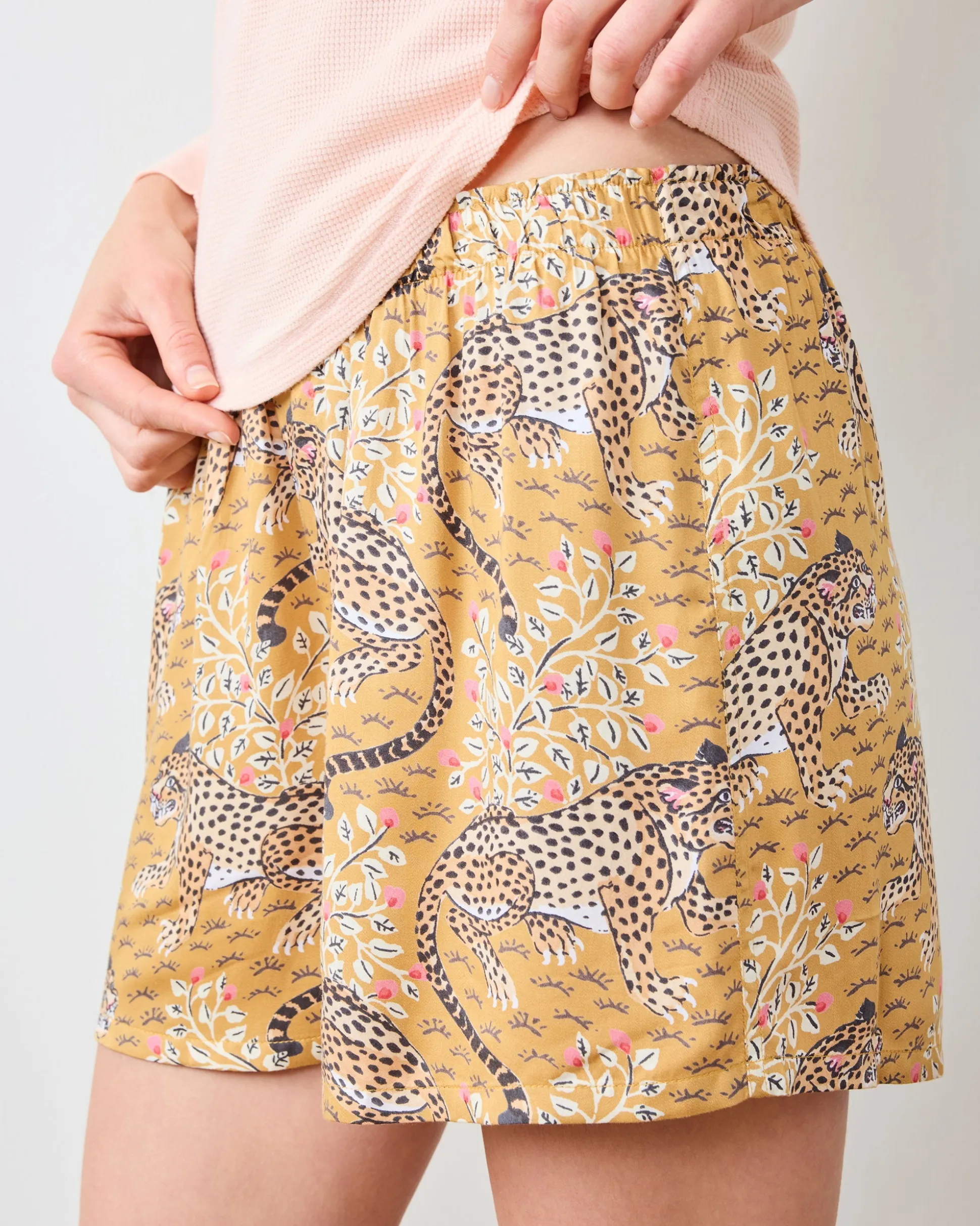 Eco Satin Boyfriend Boxer in Bagheera
