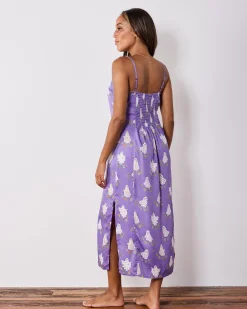 Eco Satin Chic to Sleep Nightie in Gardening Ghosts