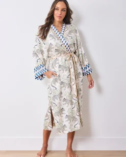 Eco Satin Robe in Bagheera