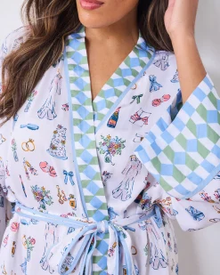 Eco Satin Robe & Pamela Set Bundle in Big Day Bliss