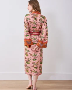 Eco Satin Robe & Sadie Short Set Bundle in Butterfly Forager