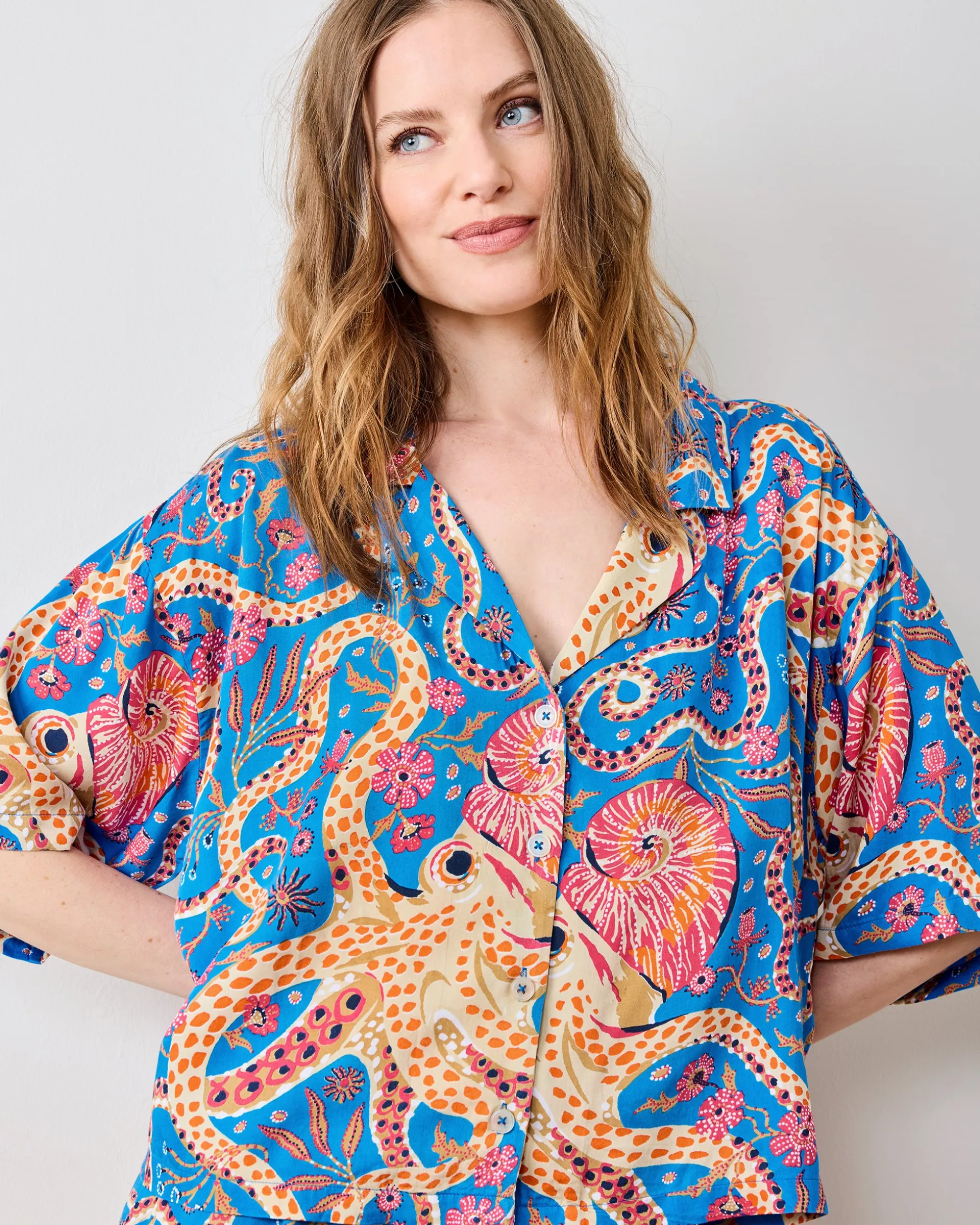 Eco Satin Sweet Dreams Set in Octopus Isle
