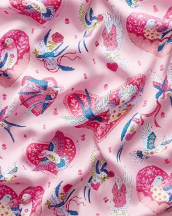 Eco Satin Sweet Dreams Set in Swooning Sparrows