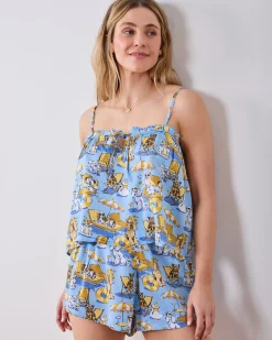 Eco Satin Sydney Set in Palm Royale Pooches