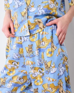 Eco Satin Wildest Dreams Set in Palm Royale Pooches