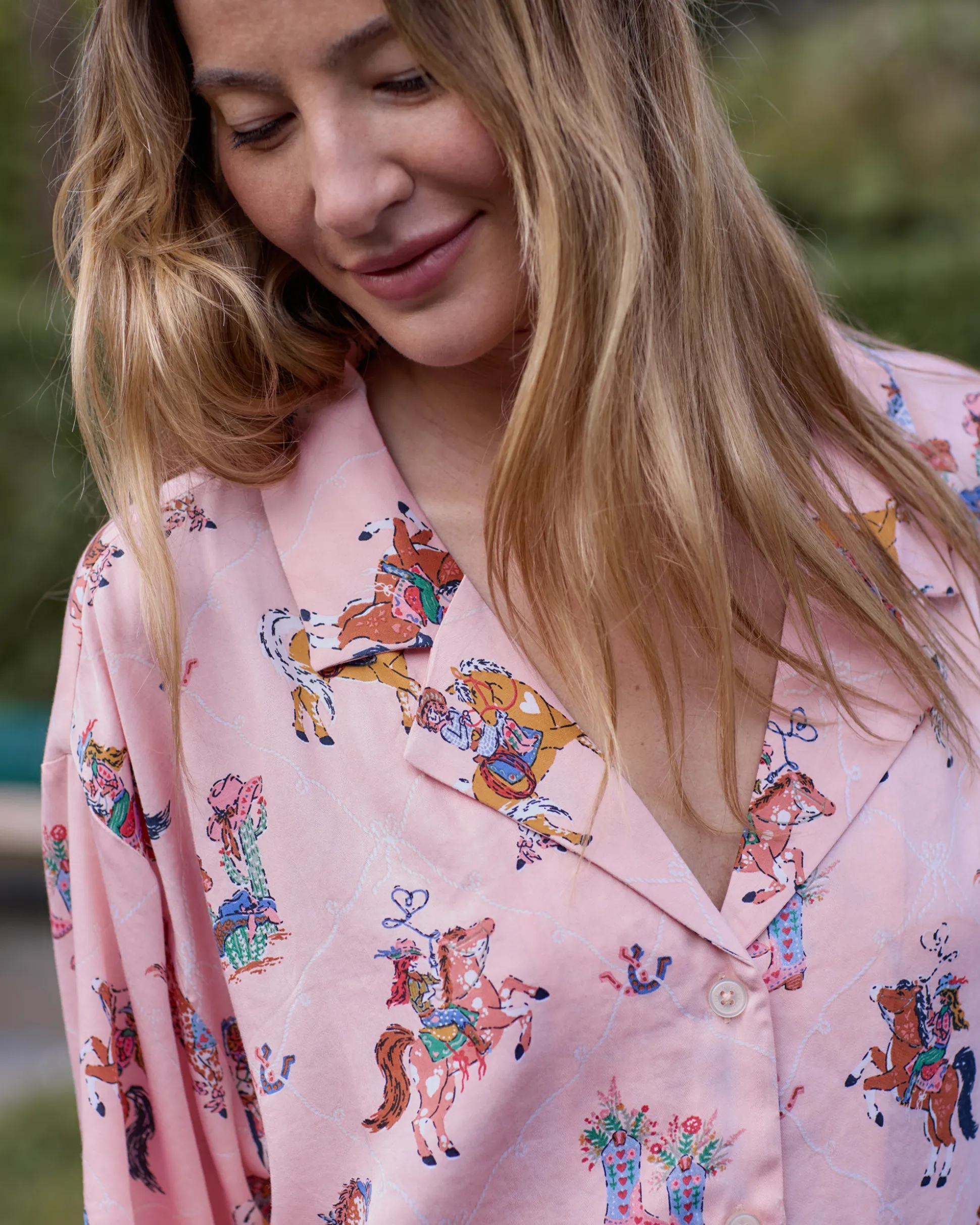 Eco Satin Wildest Dreams Set in Cowgirl Chic