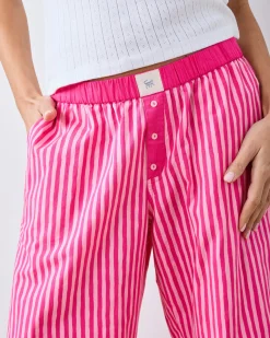 Esme Tank & Nola PJ Pants Bundle in Pink Stripes