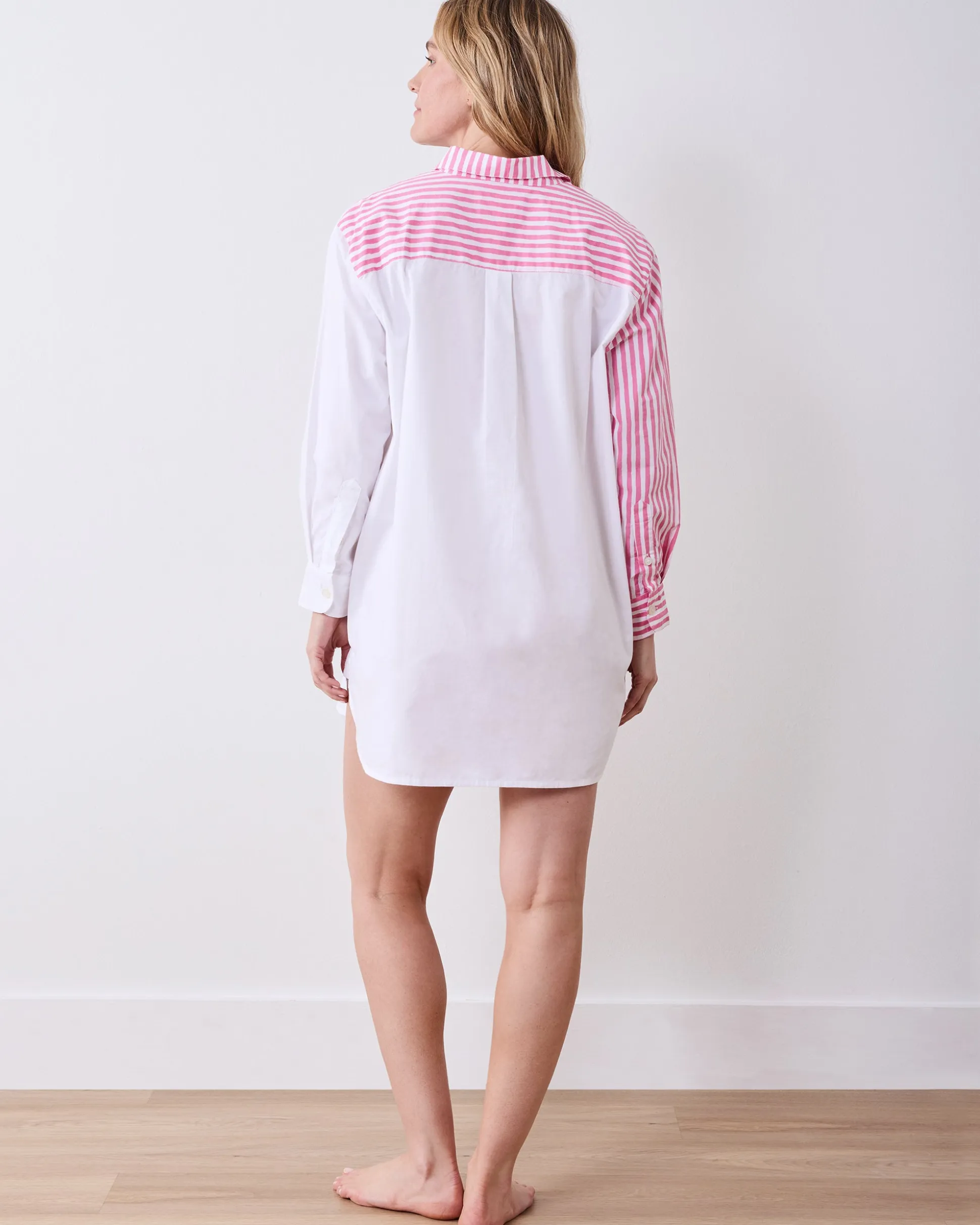 Everyday Button Down in Spa Day Stripes