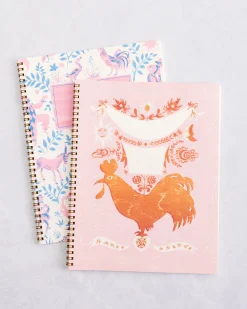 French Storybook Notebooks in Rooster