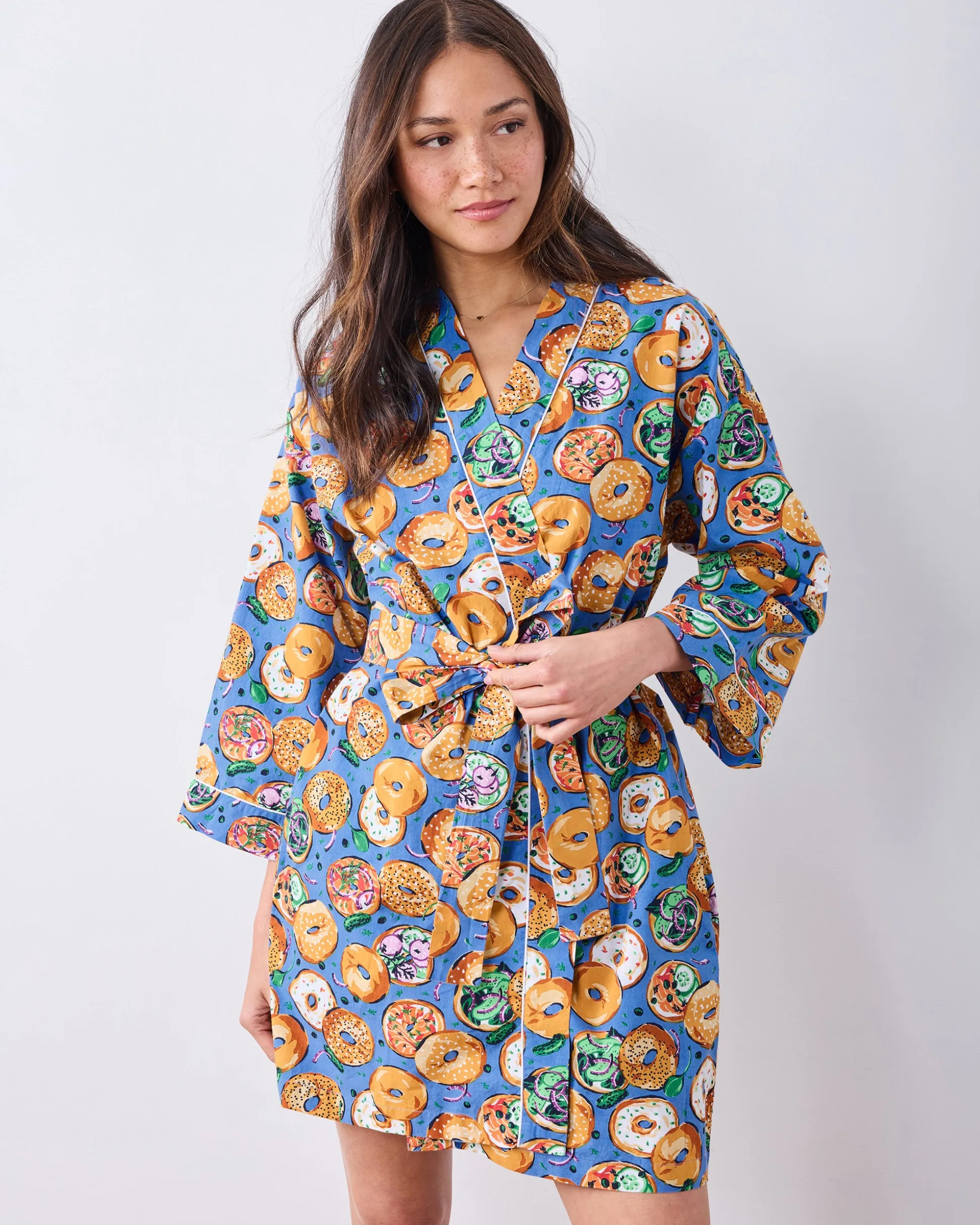 Getting Ready Robe in Bagels & Schmear