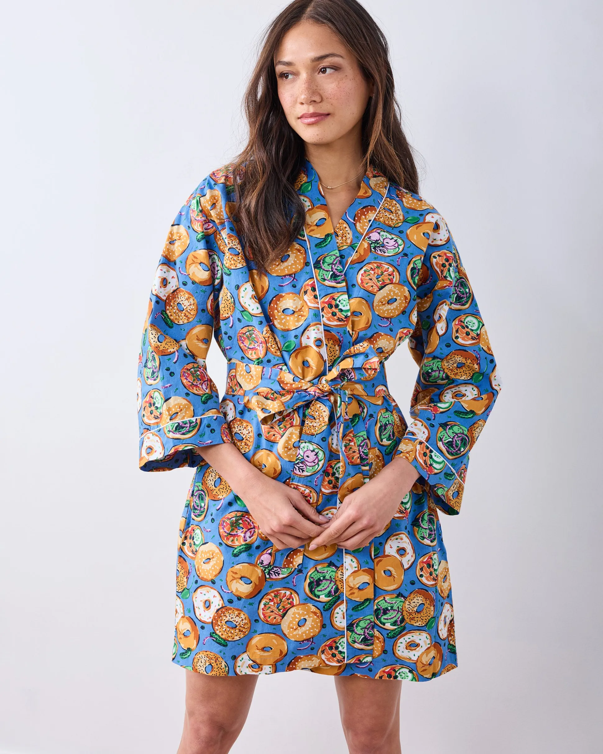 Getting Ready Robe in Bagels & Schmear