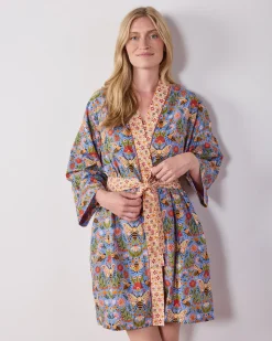 Getting Ready Robe in Bee Tapestry