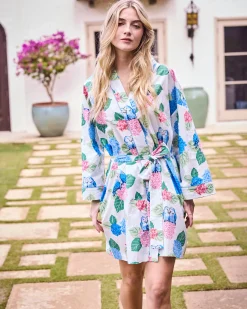 Getting Ready Robe in Hydrangea Honeymoon