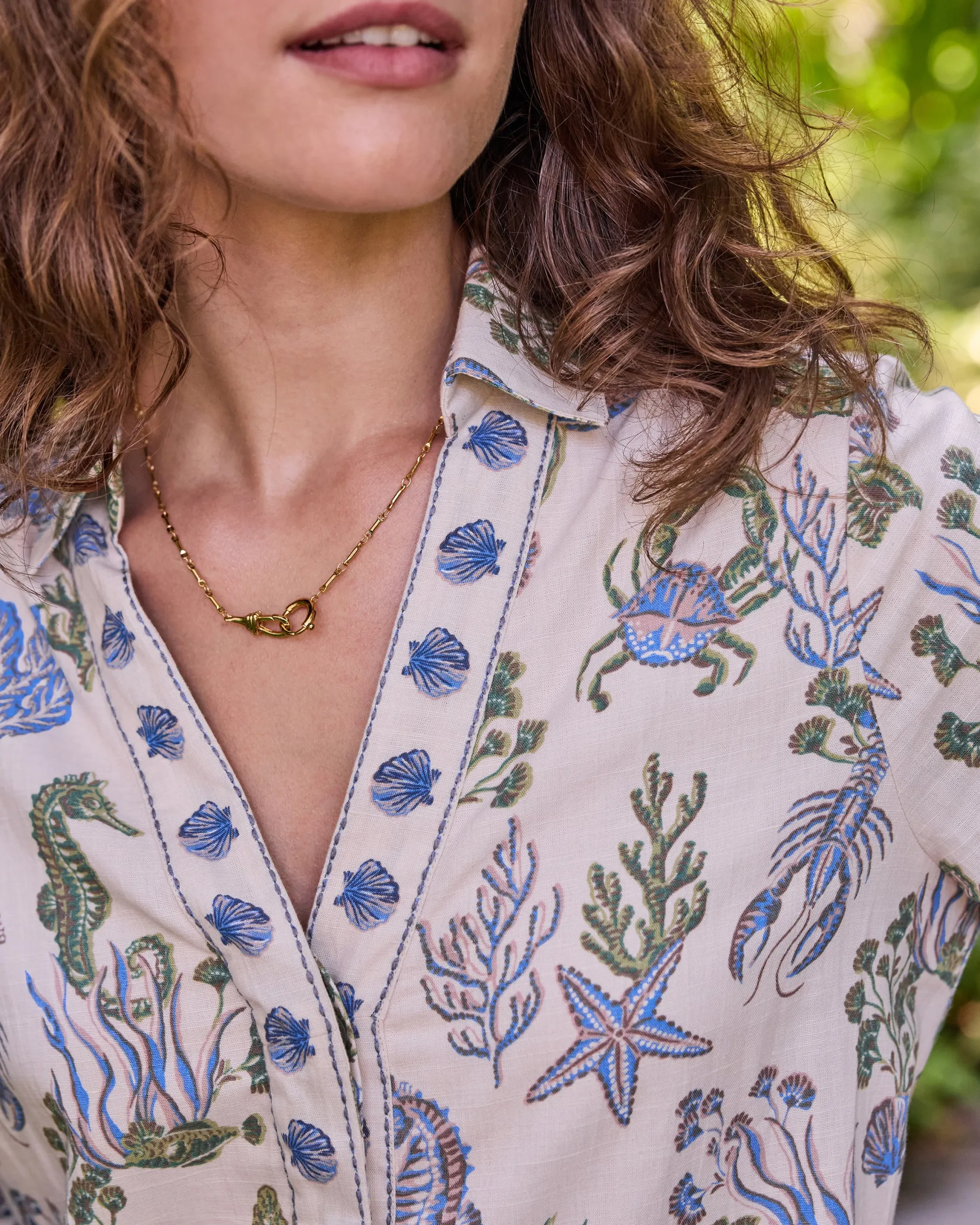 Goa Dress in Saltwater Serenity