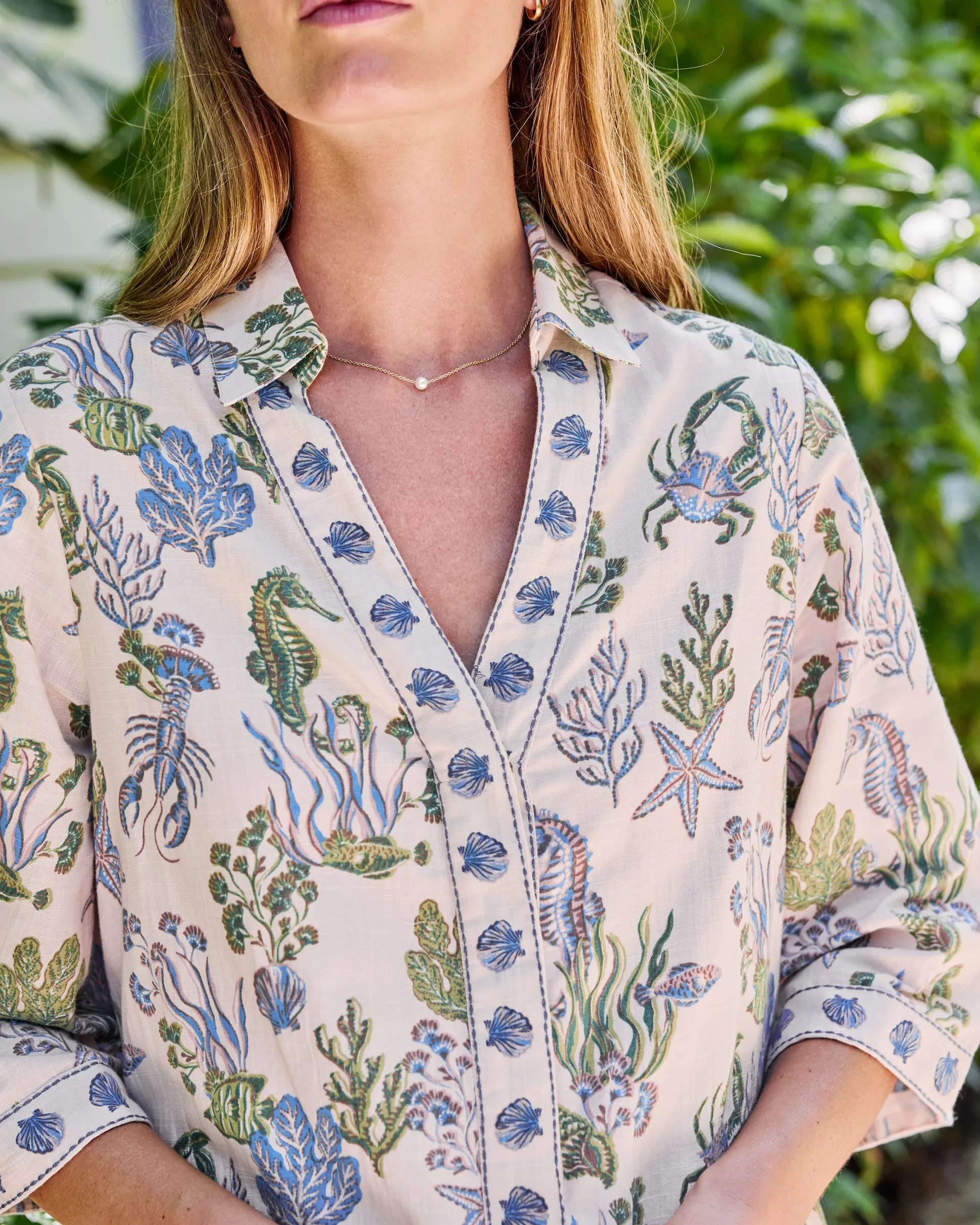 Goa Dress in Saltwater Serenity