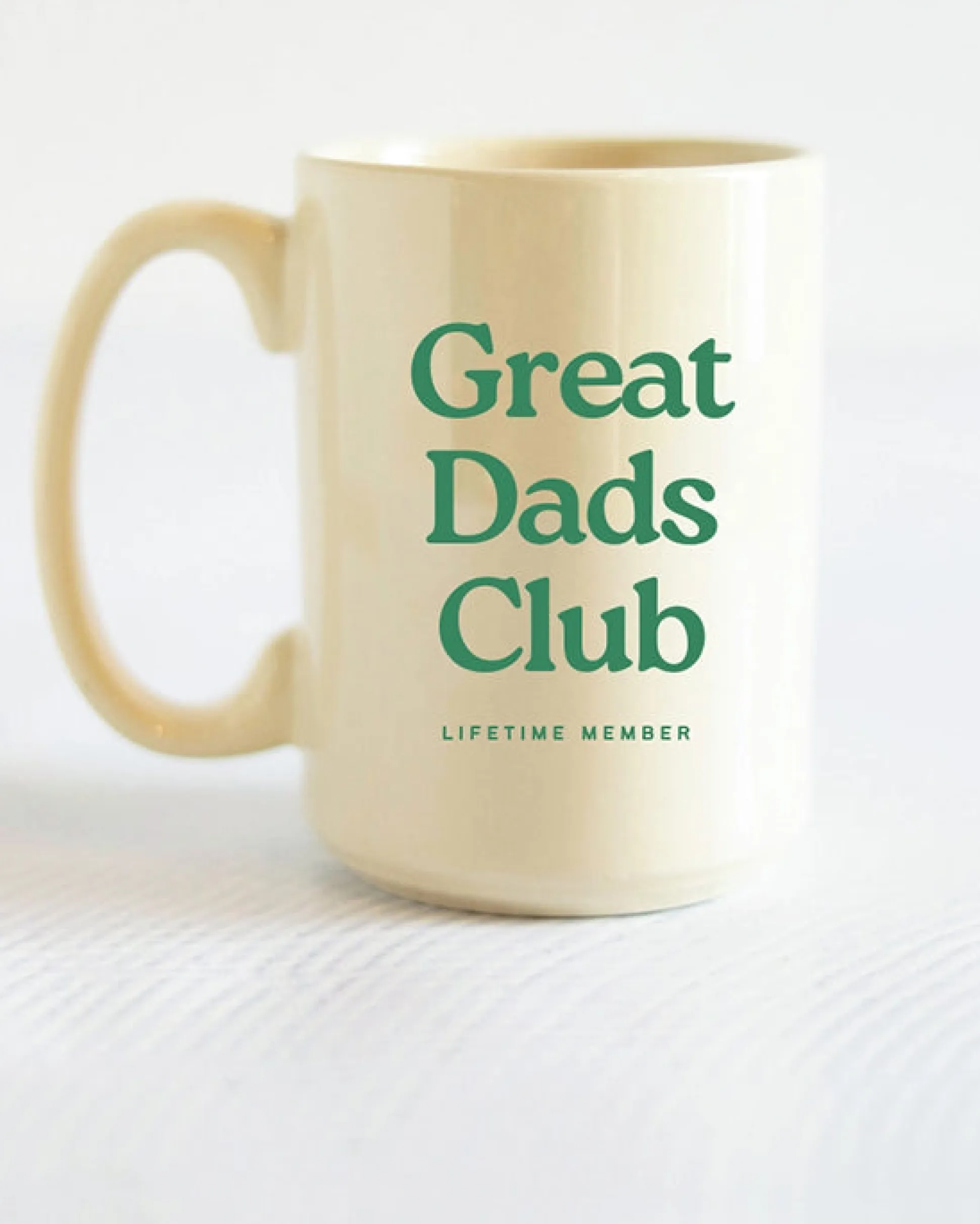 Great Dads Club Fathers Day Mug in Ivory