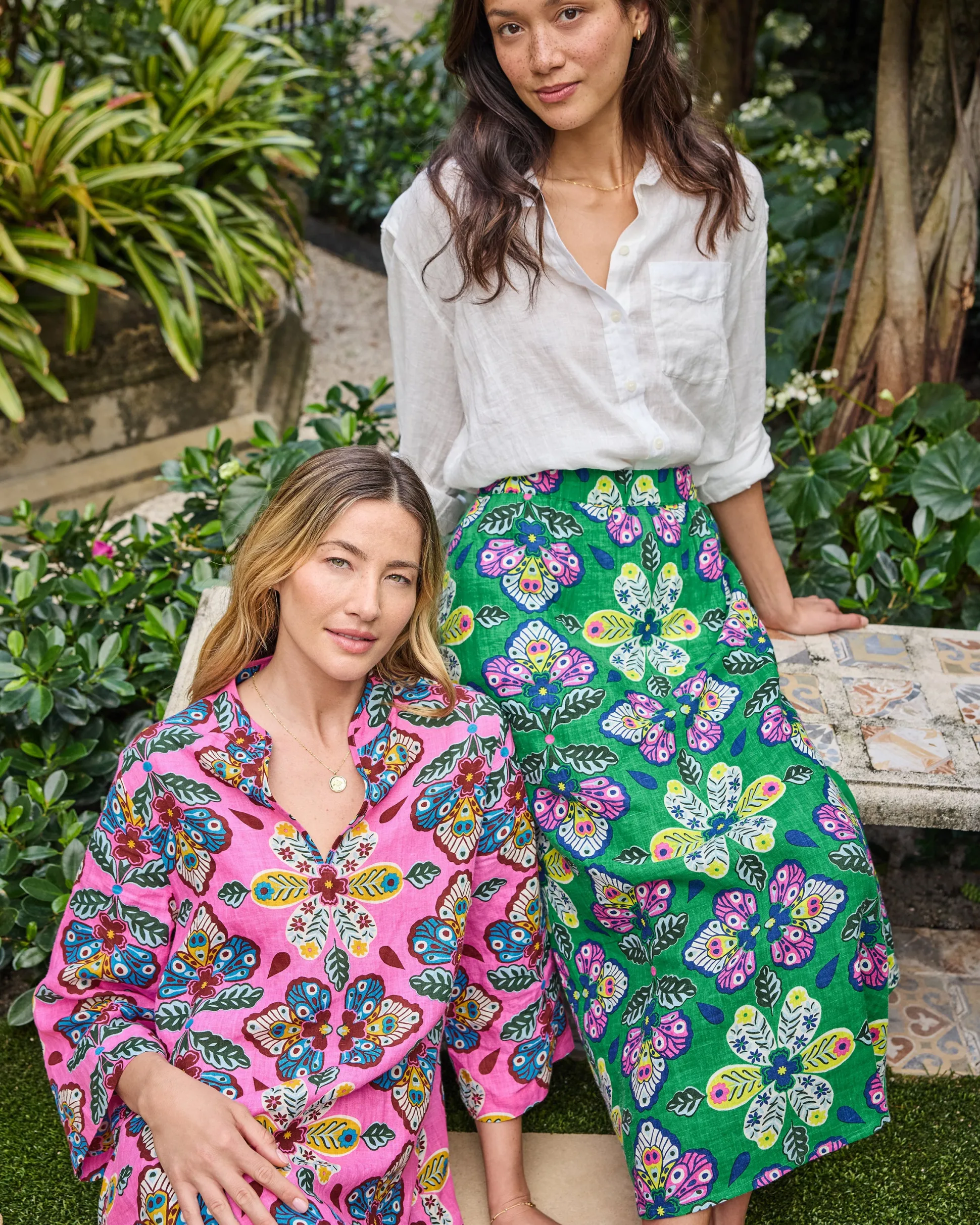 Gwyneth Skirt in Kaleidoscope Wings