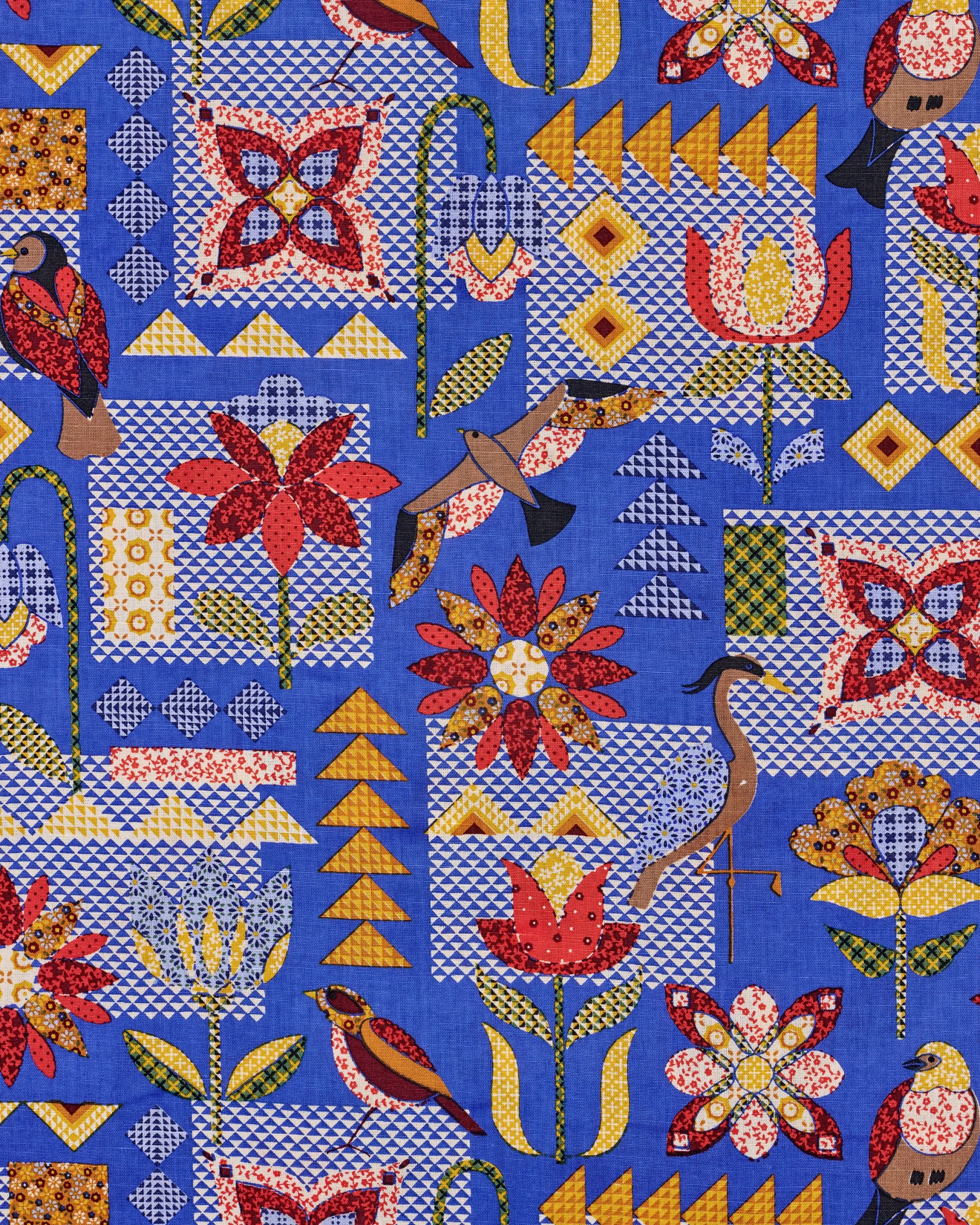Harlow Tunic in Songbird Quilt