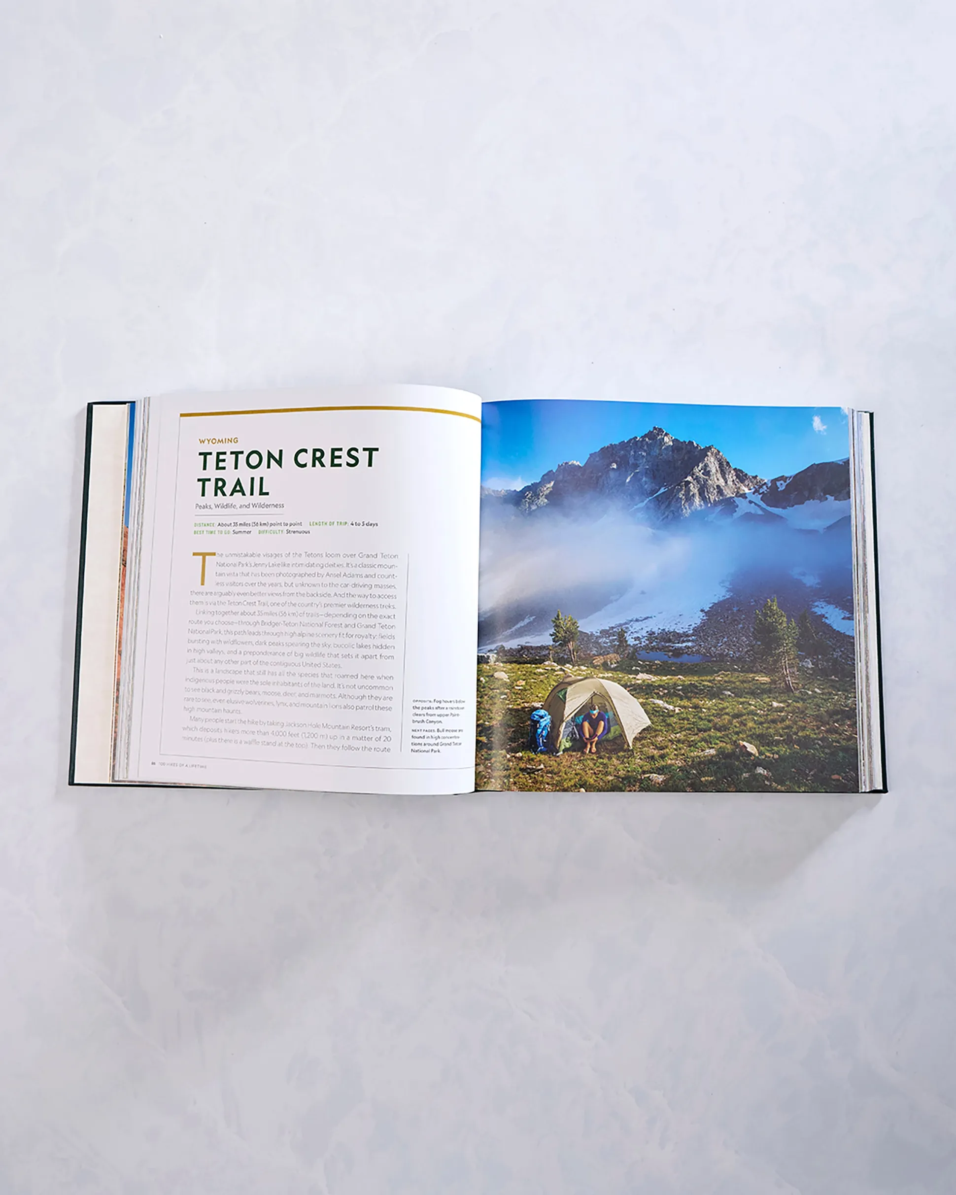 100 Hikes of A Lifetime: the World's Ultimate Scenic Trails in Hunter Green