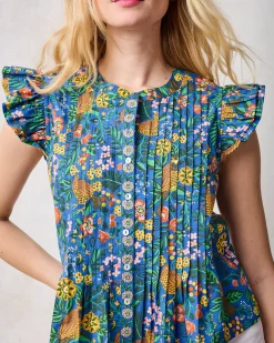 Katie Blouse & Now or Later Skirt Bundle in Willow Wren