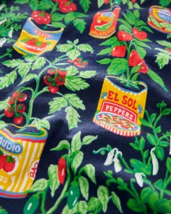 Kids Organic Pima Short Sleeve PJ Set in Kitchen Garden