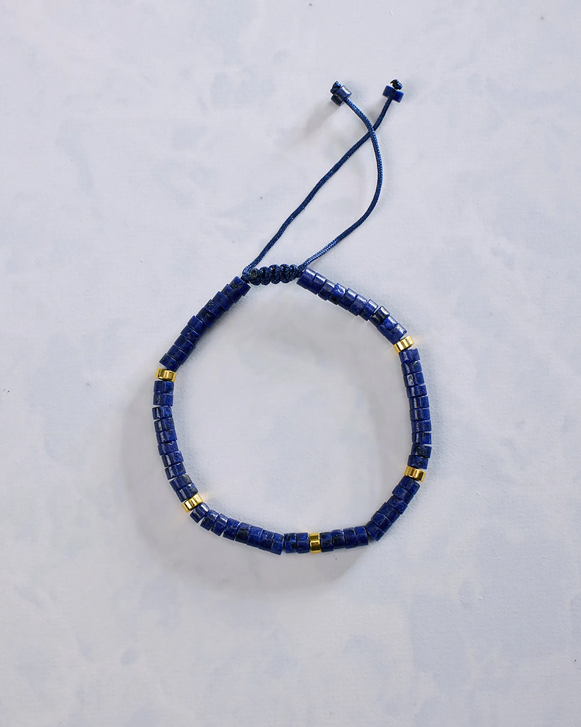 Lapis Heishi Stone Bracelet in Lapis