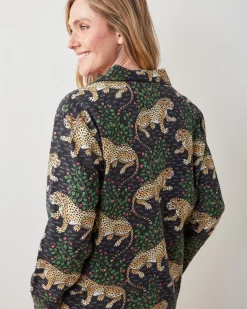 Lightweight Flannel Long PJ Set in Bagheera