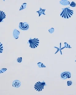 Linen Martha Set in Scattered Shells