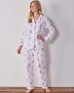 Long PJ Set in Halloween Hounds