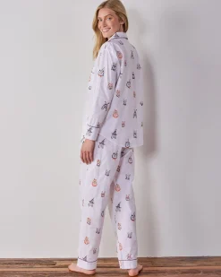 Long PJ Set in Halloween Hounds