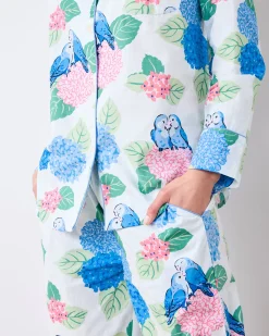 Long PJ Set in Hydrangea Honeymoon