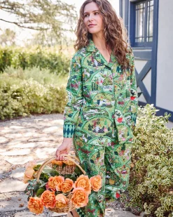 Long PJ Set in Rabbit Wonderland