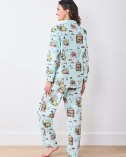 Long PJ Set in Reading Nook