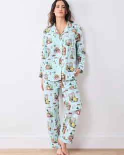 Long PJ Set in Reading Nook