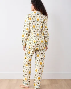 Long PJ Set in Sweet Bee