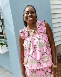Maya Top in Island Muse