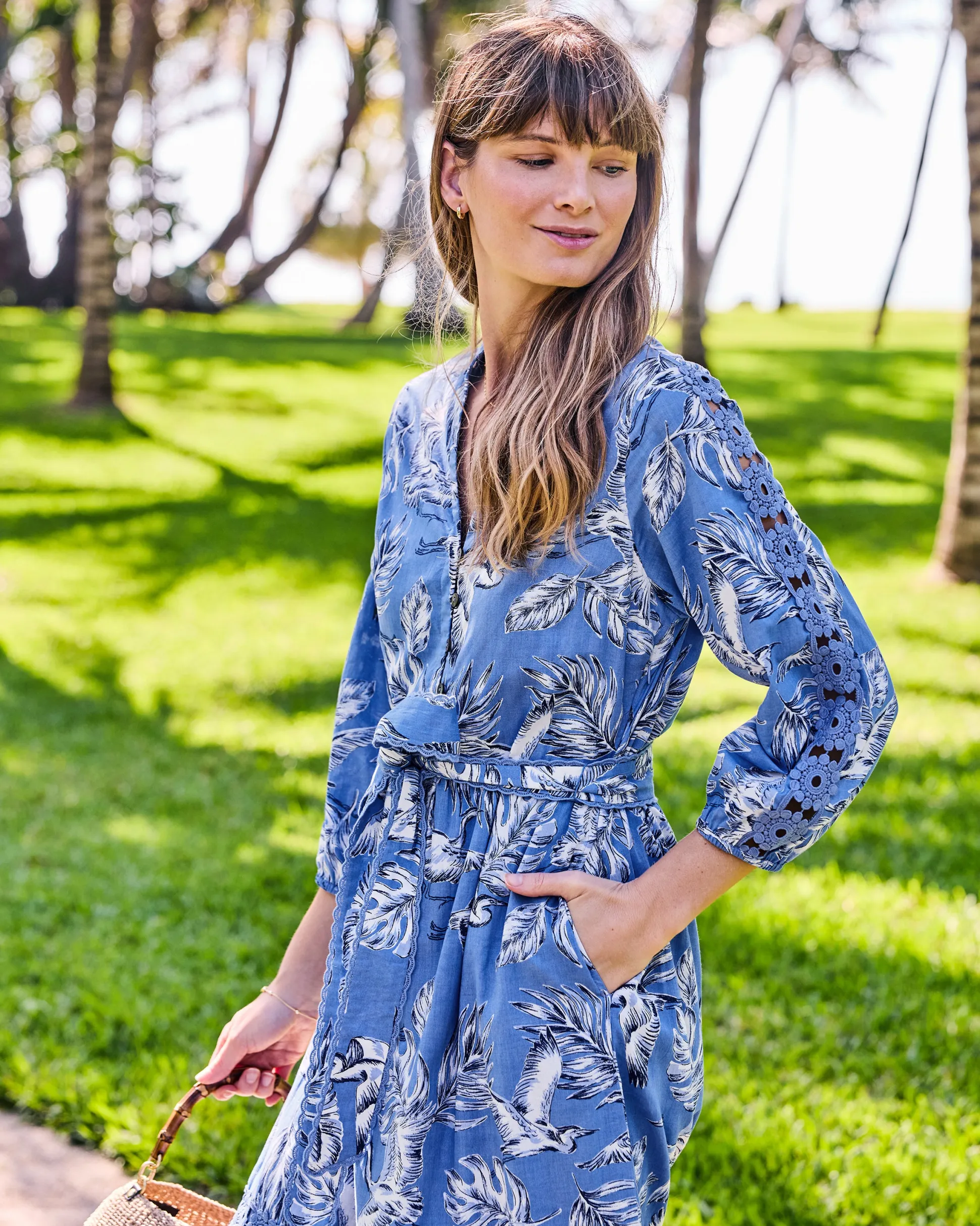 Monroe Dress in Heron Landing