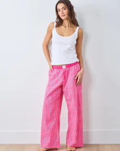 Nola PJ Pants in Pink Stripe