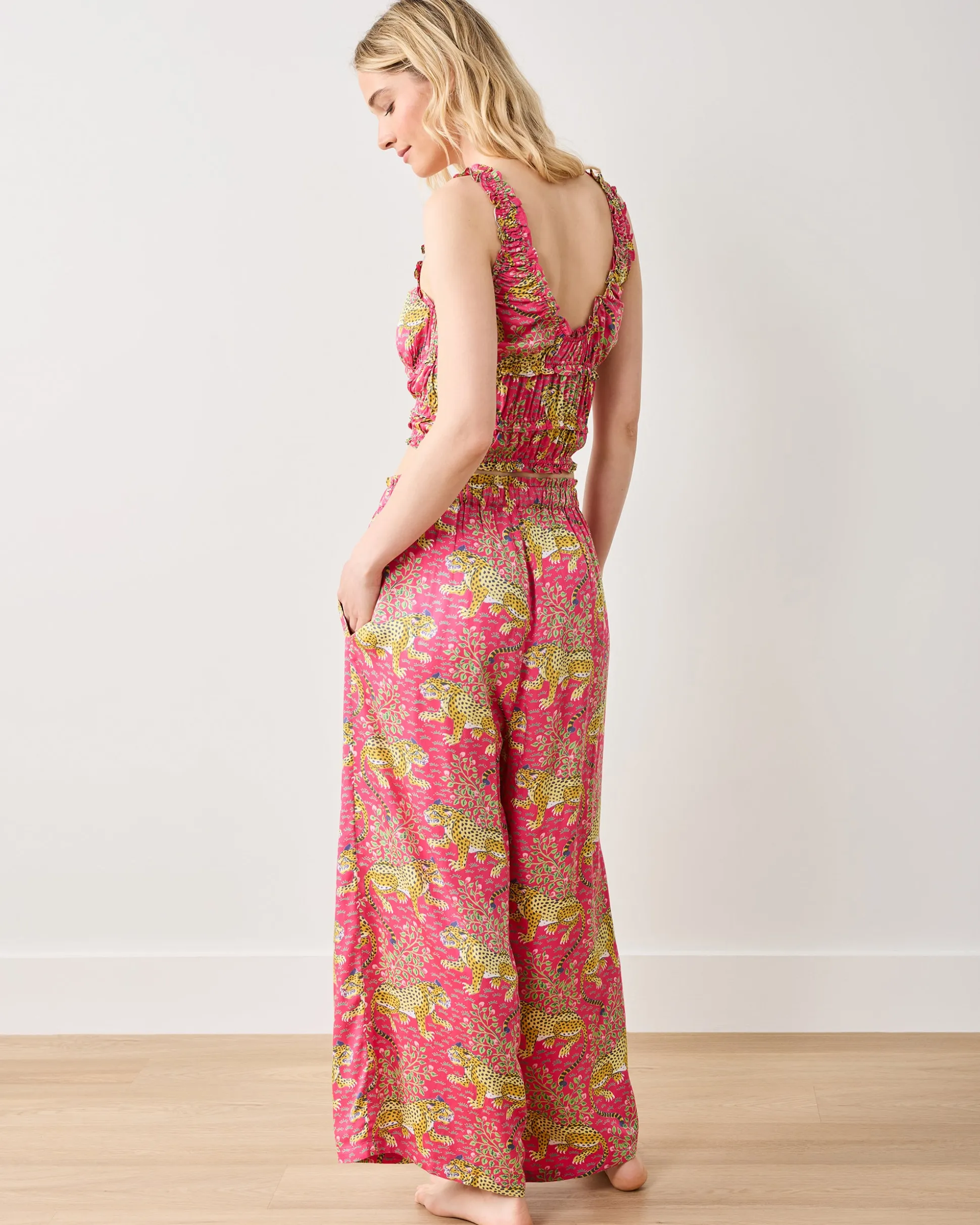 Petite Eco Satin Sadie Set in Bagheera
