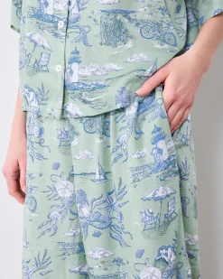 Petite Eco Satin Wildest Dreams Set in Mermaid Toile