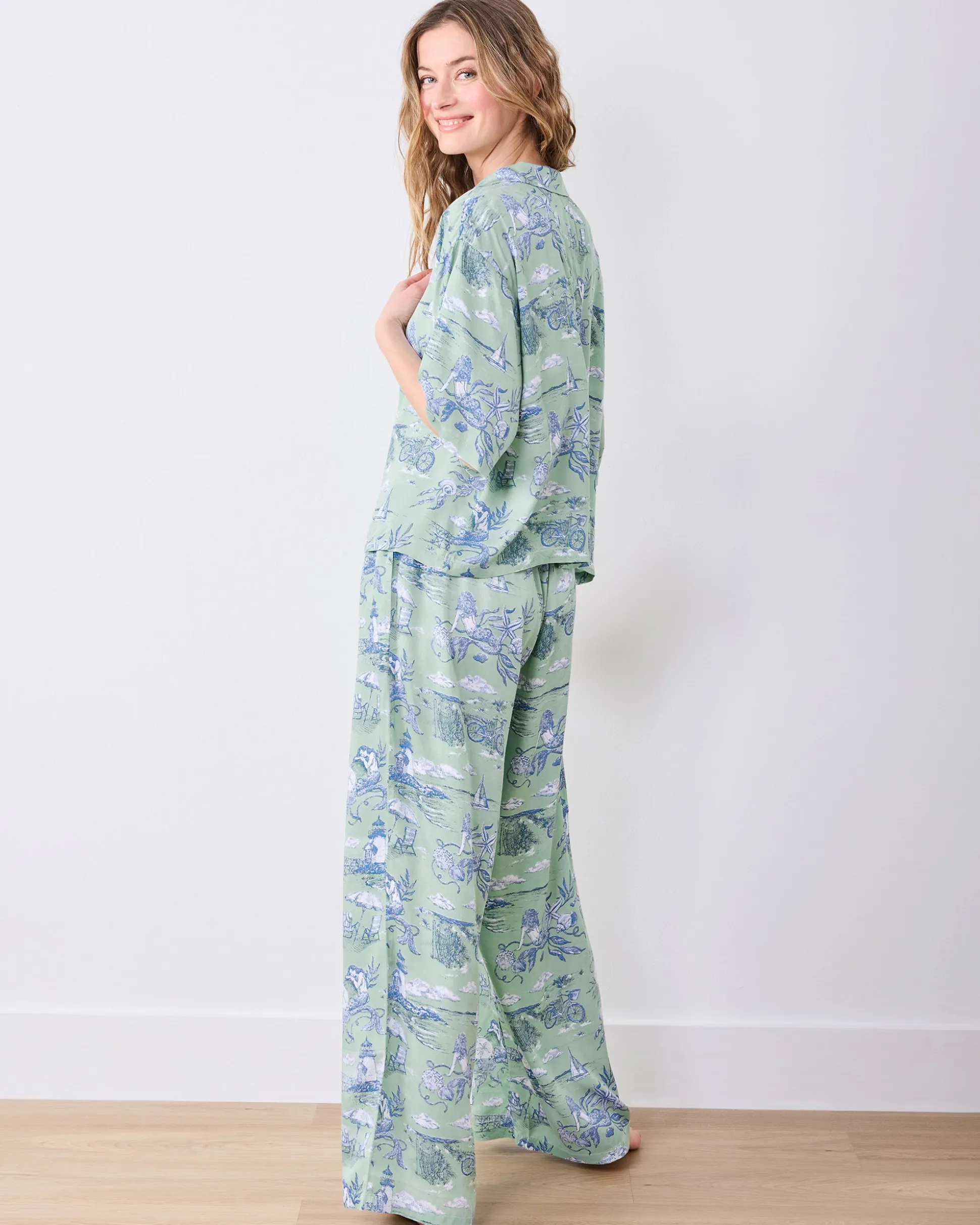 Petite Eco Satin Wildest Dreams Set in Mermaid Toile