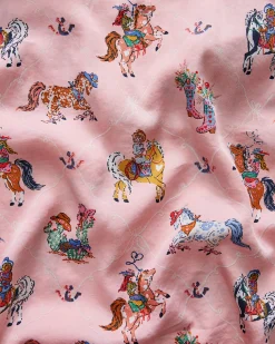 Petite Eco Satin Wildest Dreams Set in Cowgirl Chic