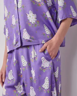 Petite Eco Satin Wildest Dreams Set in Gardening Ghosts