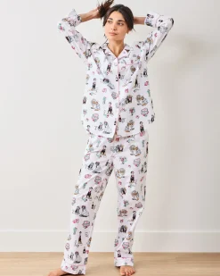 Petite Long PJ Set in Fur Ever Yours